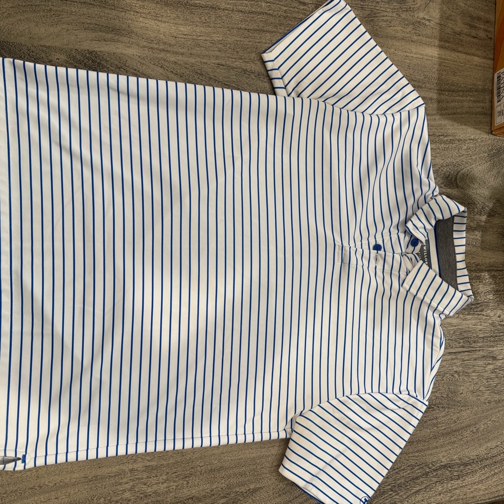 Striped Blue and White Kids Shirt